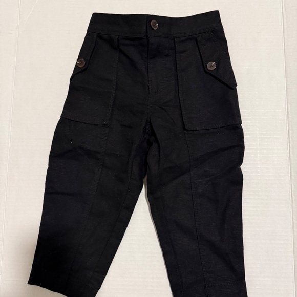 Banana Republic Barrel-Leg Black pant for toddler – Soft Beige (2t) - Picture 2 of 4